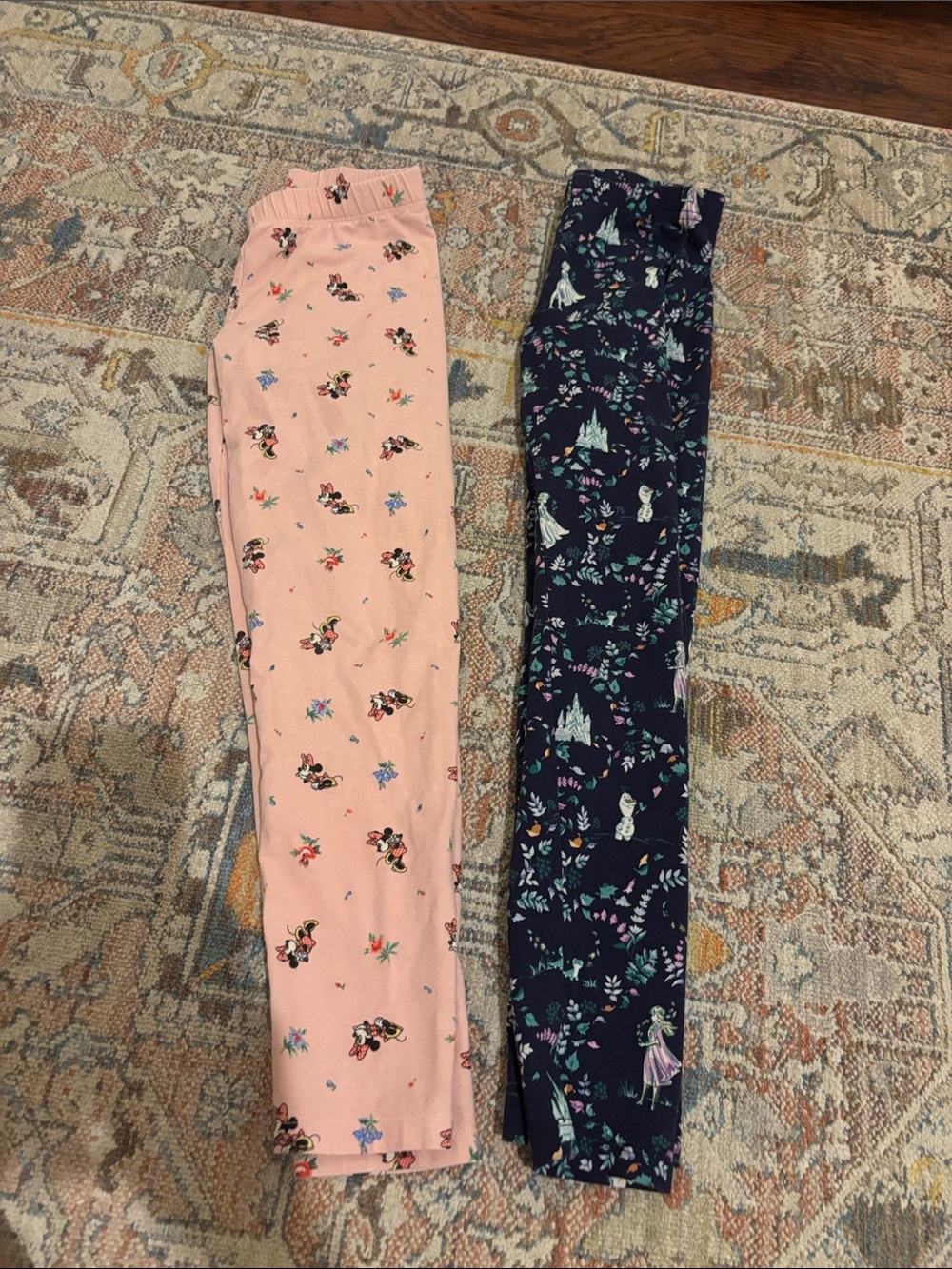 Janie and Jack 2 pants disney pants :) frozen and minnie mouse